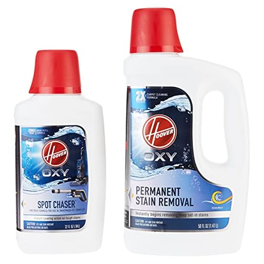 Hoover Oxy Carpet Cleaner Solution Bundle for Smartwash Pet, Deep Cleaning Shampoo with Stain Remover Pretreat Formula, AH33011, White