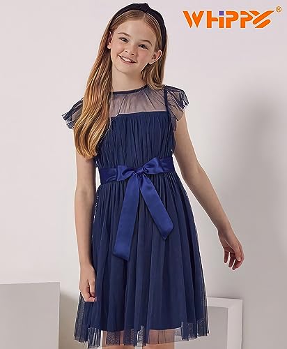 WHIPPY Sash Belt for Girls Dress Kids Long Waist Belts for Wedding Party 2'' Wide3