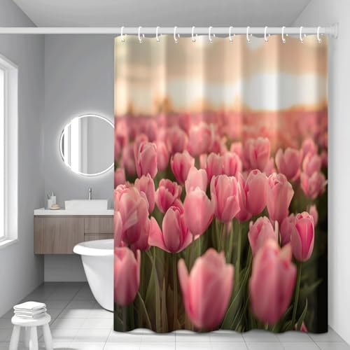 Rideau de douche polyester imperméable 180x220 rideau baignoire lavable - 2