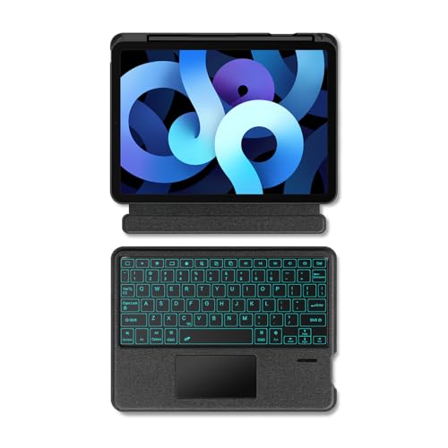 Clavier iPad Air 4 étui rétroéclairé pour travailler partout