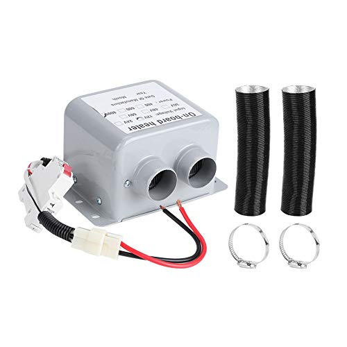 Désembueur de voiture, Aramox 12V 800W chauffage de voiture pare brise dégivreur de verre automatique brume élimine 2 sorties d'air 5s chauffage rapide voiture sèche linge chauffage dégivrage pour voi