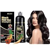 GFEUGS Shampooing colorant pour cheveux, 500 ml, shampooing 3 en 1 contre les cheveux gris, coloration, etc.