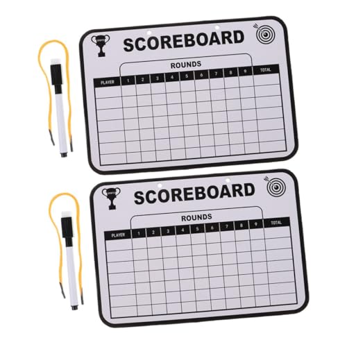 Set 2 Piezas Marcador Golf Reutilizable Doble Cara miniatura 1