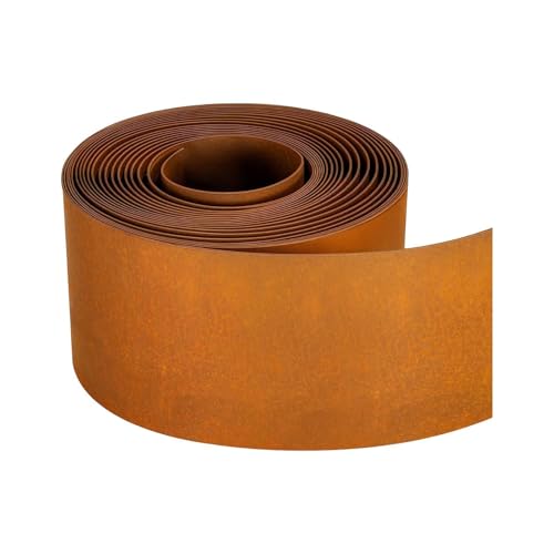 Bordillos de jardín de metal – Decoración impermeable y recortada, bordillos para macizos de flores, para casa, granja, jardín, terraza, patio, césped, árboles, plantas