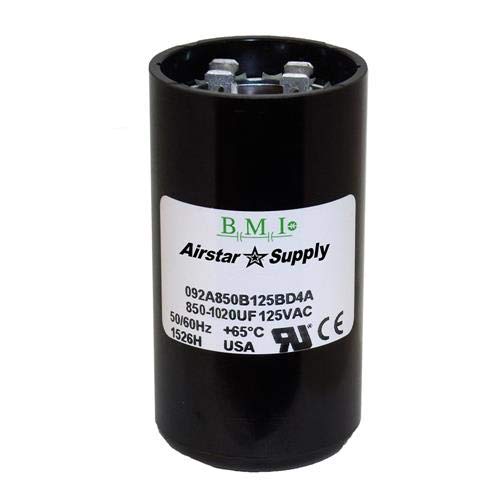 850-1020 uF x 110/125 VAC - BMI Start Capacitor