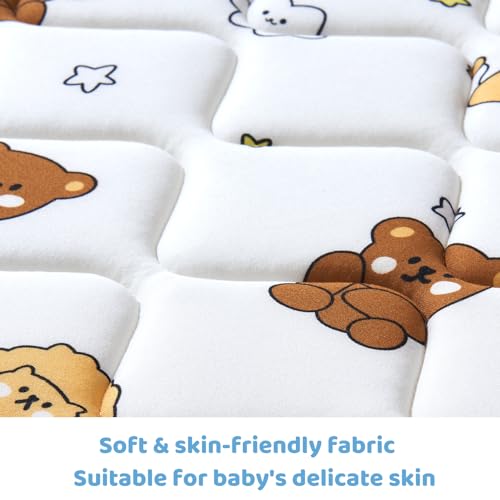 Image of Premium Foam Pack and Play Mattress 38 inch x 26 inch, Odorless Baby Foam Playpen Mattresses - Fits Pack N Play Playard, Firm Support and Comfort Foam