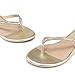 DREAM PAIRS Women's Fashion Rhinestones Design Slides Sandals,Size 7.5,Gold Glitter,JEWEL_03