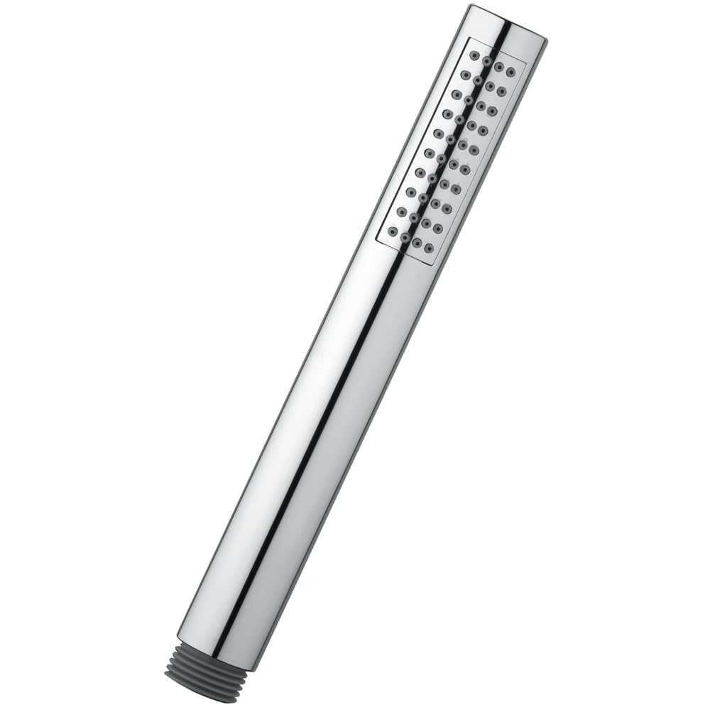 Schläfer 1303200 | Style Single Jet Shower Hand Shower, Shower Phone, Minimal Hand Shower, Round Anti-Limestone Hand Shower Head 1/2 in Abs, Chrome