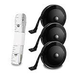4 Stück 150 cm/60 Zoll und 300 cm/120 Zoll Doppelseitige Skalen Weiche Maßbänder, Tailleur-Maßbänder für Körper und Stoffmessung, Geeignet für Handwerker und Schneider