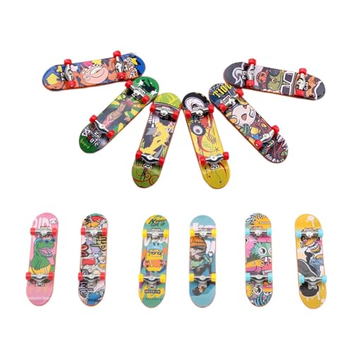 Finger Skateboard – Small Toy Skate Set, Small Finger Boards | Pocket Size Trick Skateboards, Deck Toy Collection, Fun Desktop Gadgets for Teens Adults Kids Toys Lovers Partys Entertainment