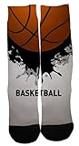 Kalily Custom Basketball Dri-fit Crew Socks with Designs (Color 8)