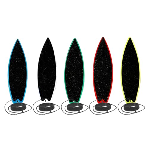 Juguete Tabla Surf, Mini Tabla Surf, Fingerboard Surf, 5PCS Tabla Surf Dedo Juguete Creativo Juguete Diapasón Movimiento Punta Dedos tabla de surf con la punta de los dedos, juguete de tabla de surf