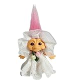 Vintage Troll Dolls, Retro Troll Doll Chromatic Adorable for Collections, School Project, Arts and Crafts, Party Favors- 7.5