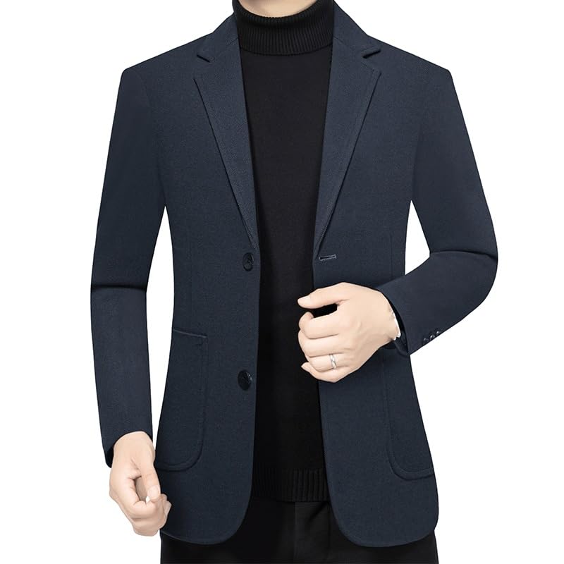 Casual Blazers for Men Mens Tweed Blazers Jackets Slim Fit Two Button Casual Sports Coat Western Sport Coats for Men