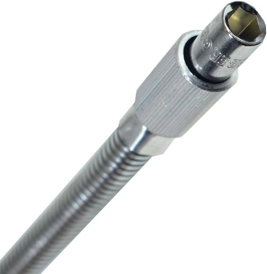 Flexible Shaft 4 Inch Bit Holder Extension 200mm Compatible With Hex Driver Bits And Ratchet Screwdrivers