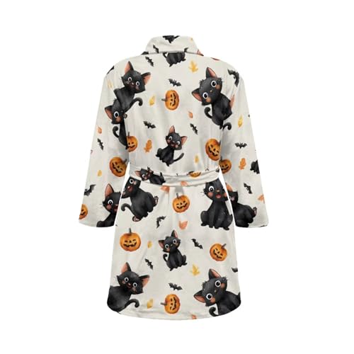 Towel Robe Women Bath Wraps Long Sleeve Bathrobe with Belt Pockets Soft for Girls4