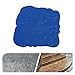 Veruopes Concrete Stamps Mats Set 36 * 36in Concrete Texture Mat Skin with Edge Trimmer Seamless Concrete Stamping Tools Slate Floor Imprint Seamless Concrete Molds for Outdoor Decorative(Blue)