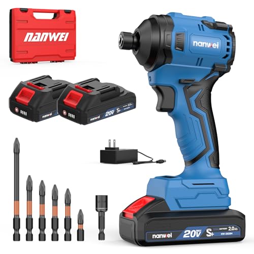 NANWEI インパクトドライバー 最大トルク240N·m ブラシレスモーター...