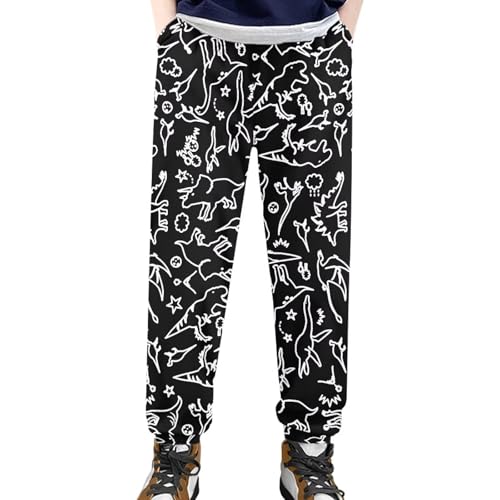 Boys Camo Print Sweatpants Casual Comfy Jogger Pants Lightweight School Long Trousers with Pocket2