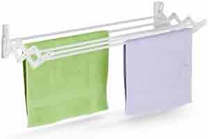 Stendibiancheria A Soffietto Casabriko - 100 Cm In Alluminio E Nylon | Per Bagno, Balcone O Terrazzo - Foto 3