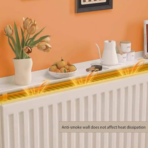 Support étagère radiateur aluminium installation facile bureau - 7