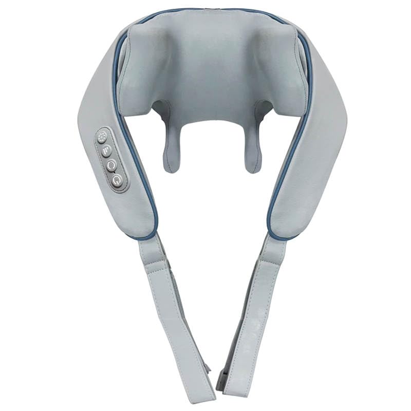 Neck Massager, with Heat, Cordless Deep Tissue 8D, Expert Kneading Massage, Shiatsu Neck and Shoulder, Trapezius Muscle Kneading Massager,for Neck,Shoulder,Back,Leg, (Gray)