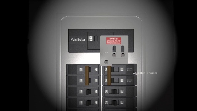 Generator Interlock Kit For Square D QO And Homeline 150 - 200 Amp