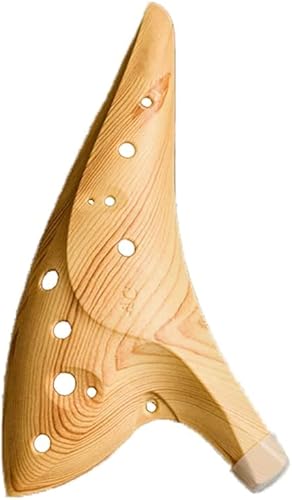 VNABO Resina Ocarina - Instrumento de entrenamiento profesional Ocarina de 12 agujeros alto C portátil, Ocarinas Zero Basics para empezar