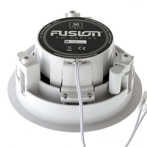 Image of Garmin Fusion FM Series Marine Speakers, 6.5 inch 120-Watt Flush Mount Round White, A Brand