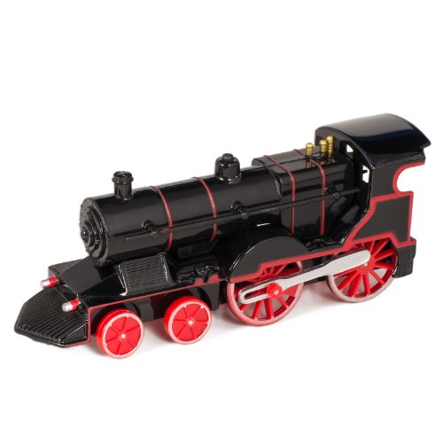 Master Toys & Novelties Black Cast Metal Classic Train Toy with Sounds