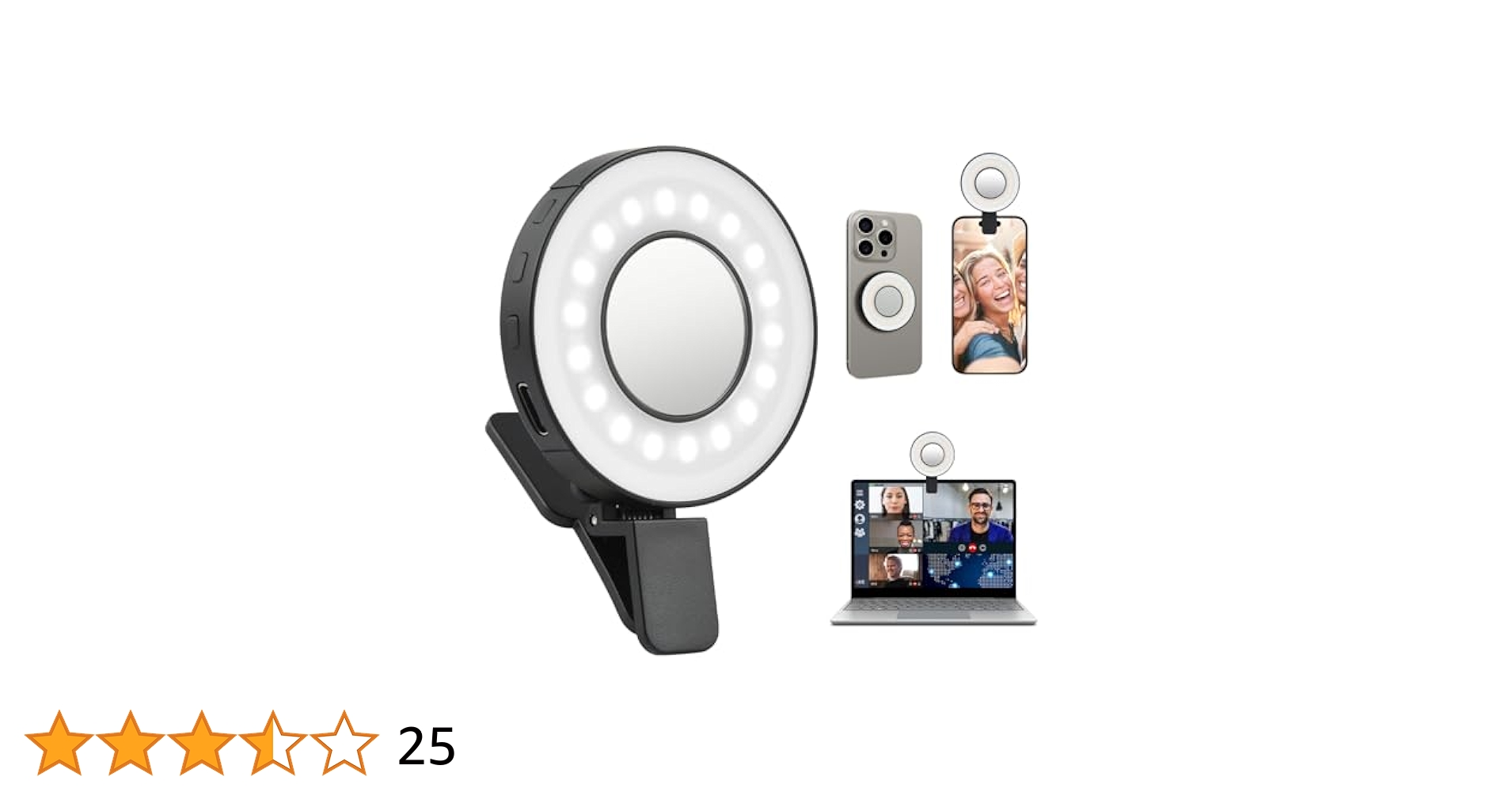 Amazon.com: UTEBIT Magnetic Ring Light for Video Laptop