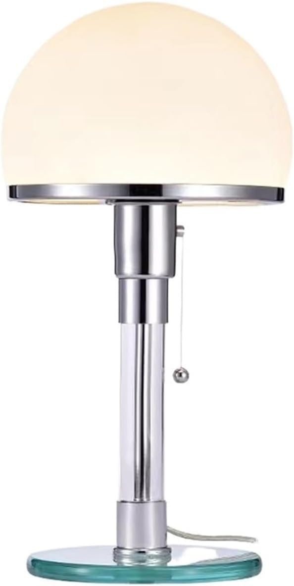 DFAEEKIYO Bedside Lamp Glass Table Lamps for Reading on