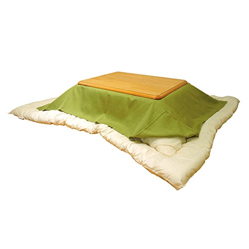 眠り姫 日本製 お手軽 上掛け マルチ カバー 小判 長方形 ヴィジョン グリーン 撥水加工 織物 145×195cm ポリエステル100% 洗濯可