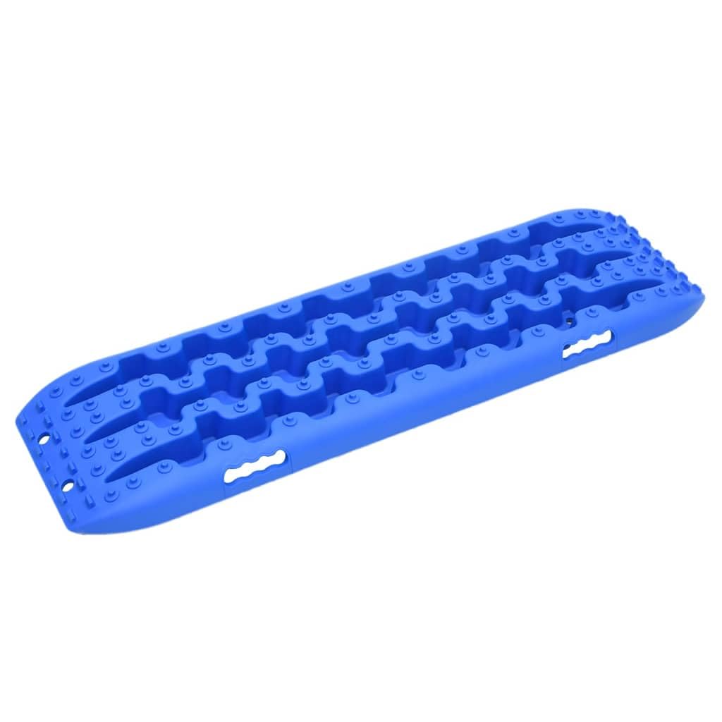 vidaXL Trapy, 2 szt., niebieskie, 106x30,5x7 cm, nylon, trap off road, trap samochodowy, trap terenowy, trapy off road, off road trapy, trap pod koła