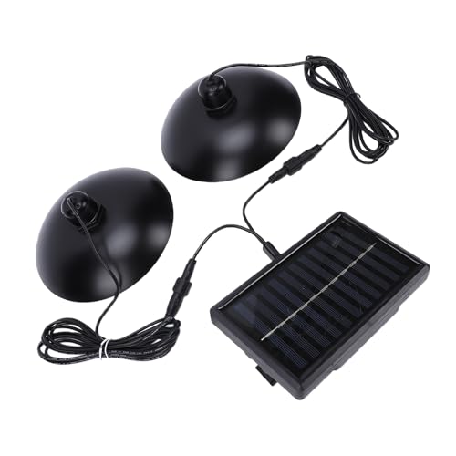 Luz solar para cobertizo y jardín: ilumina tu patio con la lámpara doble ajustable