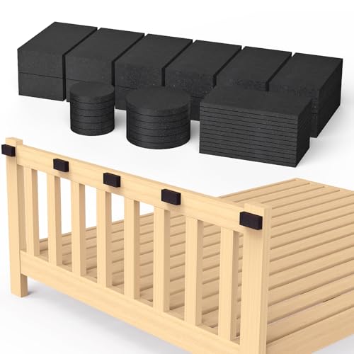 36 protectores de pared para muebles, tapones de espuma EVA para cabecero de pared, 12 unidades (20 mm de grosor) + 12 unidades (3 mm de grosor) + 12 protectores de pared para...