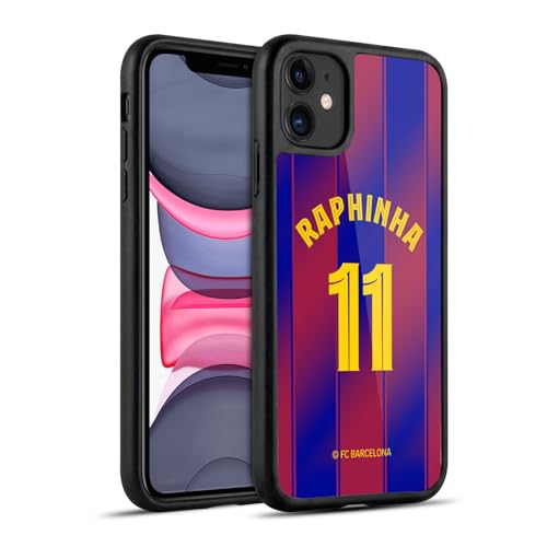 Coque FC Barcelona Raphinha iPhone 11 - Cadeau idéal pour supporter de football