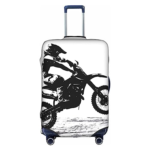 Housse de bagage zippée Dehiwi Rider Racing blanche avec protection anti-poussière M