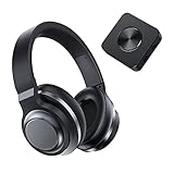 Wireless Headphones for TV Watching with Bluetooth 5.0 Transmitter, Bluetooth Headset for Optical Digital, RCA, 3.5mm Aux Ported TVs, 100ft Range and Rechargeable 40 Hours Battery