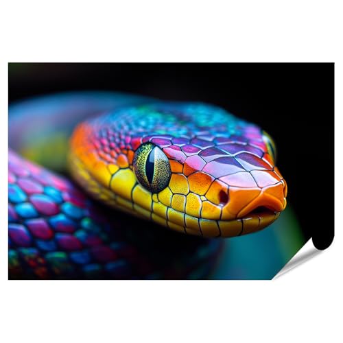 Poster serpent lumineux islandburner : finissez-en avec les murs vides de la chambre d'enfant