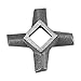 Fdit cross-shaped professionale da cucina in acciaio INOX alimentare tritacarne tritacarne lama coltello cutter di ricambio per smerigliatrici #5