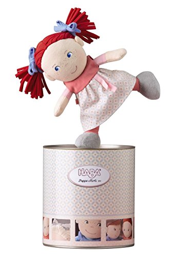 Haba 5737 - Puppe Mirli weiche Stoffpuppe, für Babys ab 6 Monaten zum Spielen, Kuscheln und Trösten, Geschenk zur Geburt… – Bild 3