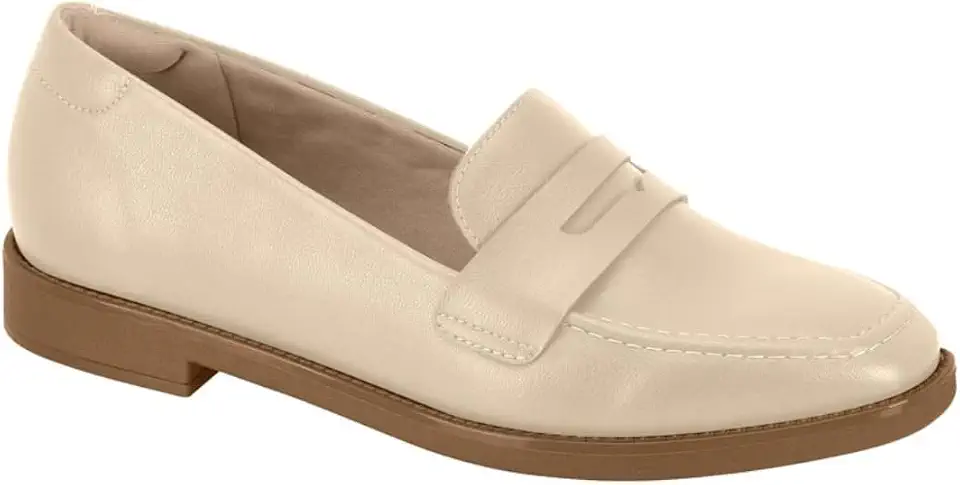 Mocassim Feminino Beira Rio Casual Confortável Macio Leve para Trabalho e Dia a Dia