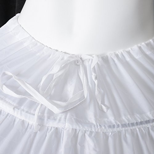 Colcolo Adulto Unissex Saia De Baixo De Crinolina Branca Vintage Longa 6 Argolas Anágua Baile De For