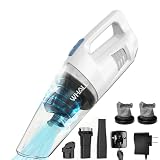 whall® Handheld Vacuum Cordless, 8500PA Strong Suction Hand Vacuum, Wet Dry Hand Held Vacuum Cleaner with LED Light, Lightweight Mini Car Vacuum Cordless Rechargeable, Portable Vacuum