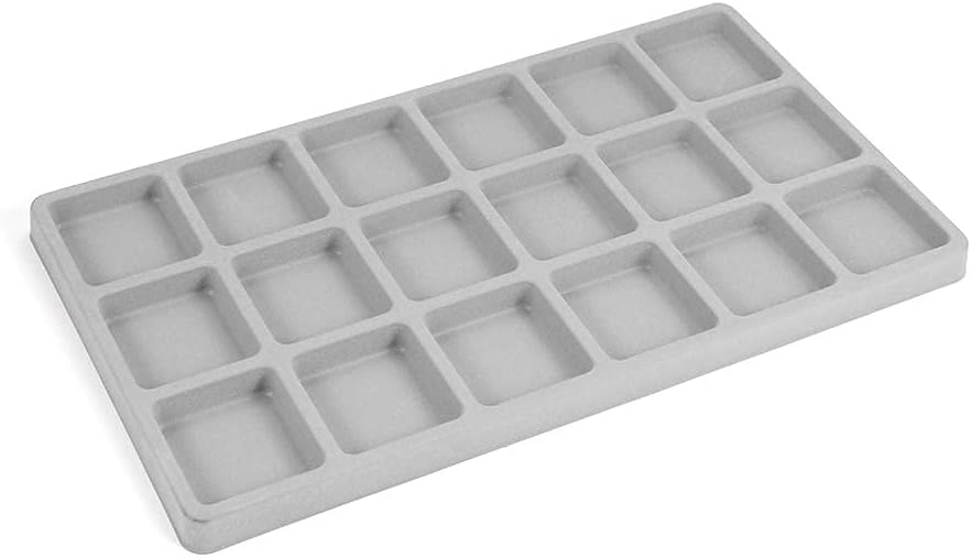 Gray Flocked Bead Board for DIY Bracelet Necklace Beading Jewelry Making Organizer Tray Design Craft Measuring Tool Accessories (20 * 35CM)