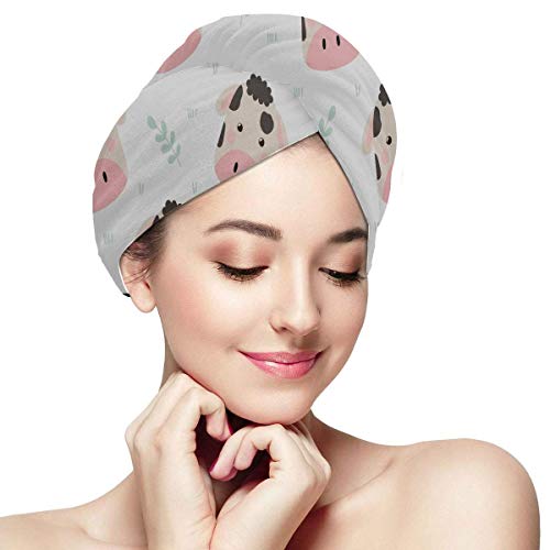 QHMY Creativo Vaca Animal dibujos animados Para mujer