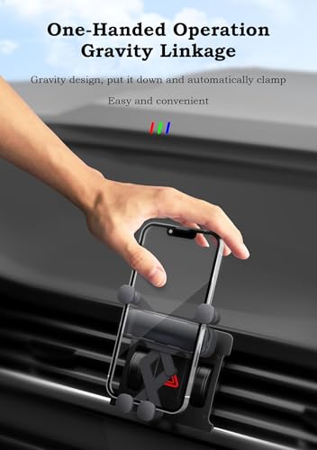 WuYyyyy Support Telephone Voiture Ventouse Phone Holder Car,Porte Telephone Voiture Tableau de Bord Rotation pour Nissan CIMA Cube Quest Xterra Murano X-Trail Armada Rogue Pulsar.,H-Grey – vue 2