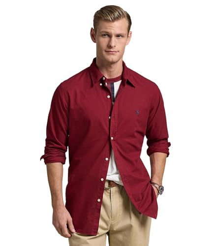 Listado de Polo Red Ralph Lauren disponible en línea para comprar. 48 POLO RALPH LAUREN - Camisa Oxford teñida para Hombre, Alfombra roja, M