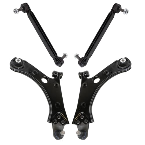 TRQ Front Suspension Kit Control Arm with Ball Joint Sway Bar Stabilizer Link Compatible with 2016-2019 Fiat 500X 2017-2021 Jeep Compass 2015-2021 Renegade by TRQ - Used condition - US$66.37